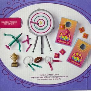 American girl outdoor camping games set w Box (Complete)